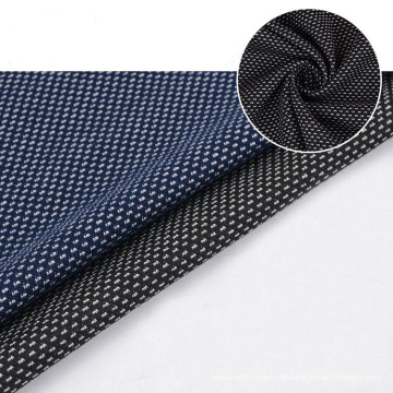 Beste Span Span Rayon Polyester mikrospirale Textilien Schwarz -Weiß -Jacquard -Stoff